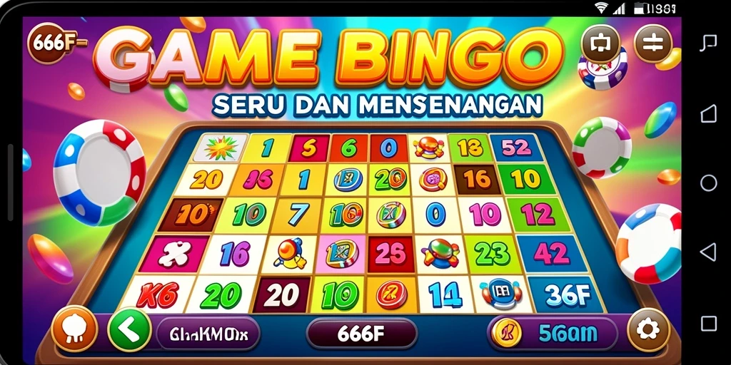 Tangkapan layar menunjukkan gameplay seru Bingo 666F.
