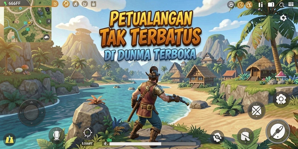 Tampilan gameplay menarik dari <strong>666FF</strong> dalam dunia Open World.