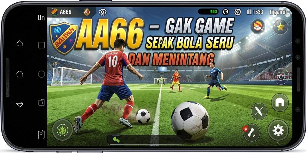 Gameplay seru dan intens dalam dunia sepak bola.
