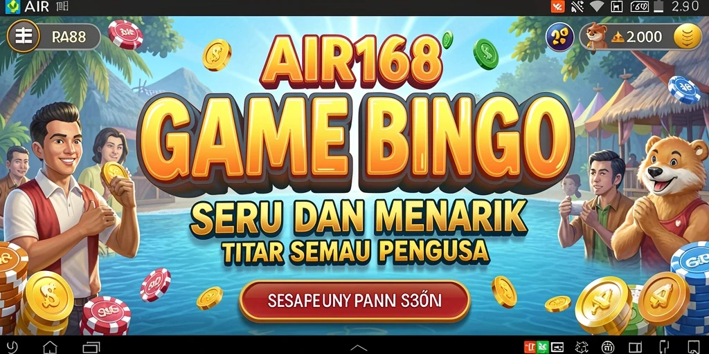 Screenshot gameplay yang menunjukkan keseruan permainan Bingo di AIR168.