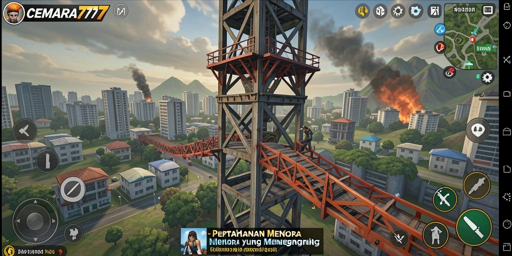 Gameplay menara pertahanan yang strategis dan menegangkan.