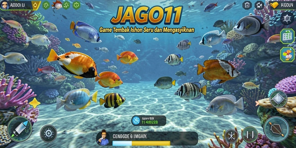 Gameplay seru Tembak Ikan dengan grafis yang memukau.