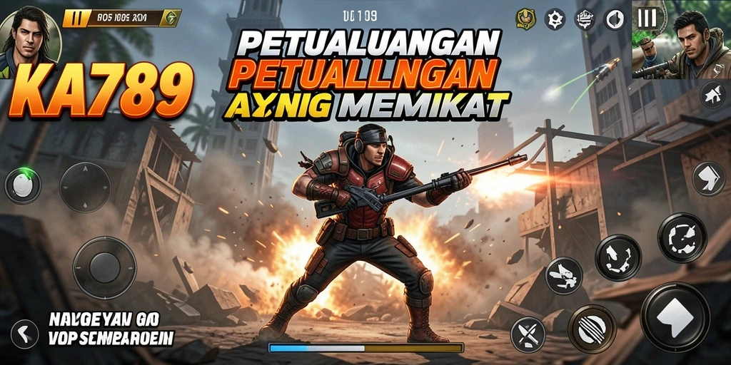 Tampilan aksi menegangkan dalam gameplay KA789 yang mengesankan.