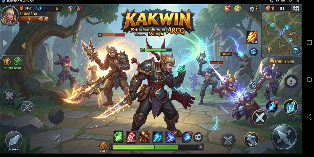 Gameplay KAKWIN yang seru dan mendebarkan dalam ARPG.