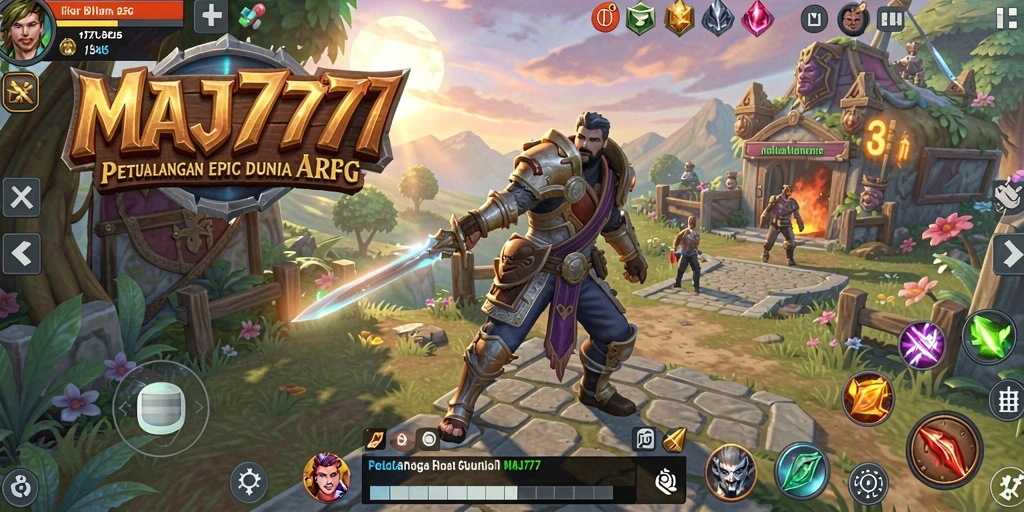 Tampilan menarik dari gameplay ARPG MAJ777 yang mengasyikkan.