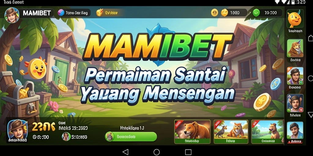 Screenshot gameplay MAMIBET menampilkan keseruan permainan santai.