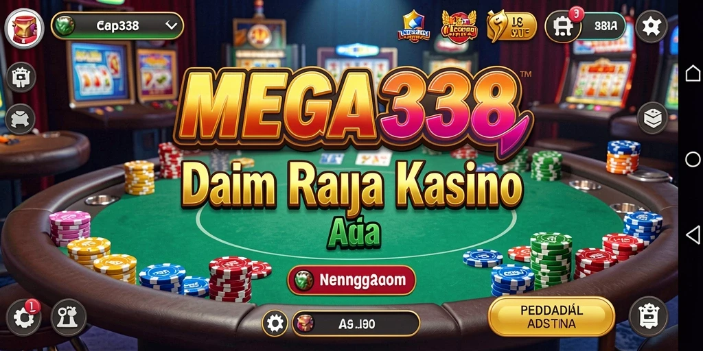 Tampilan permainan Kasino MEGA338 yang menarik dan interaktif.