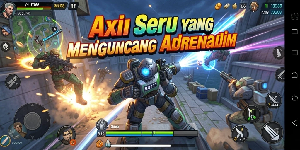 Tampilan gameplay <strong>PLUTO88</strong> yang memukau dan aksi yang cepat.