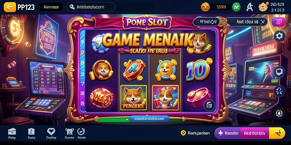 Screenshot permainan PP123 menunjukkan pengalaman bermain slot yang seru dan menarik.