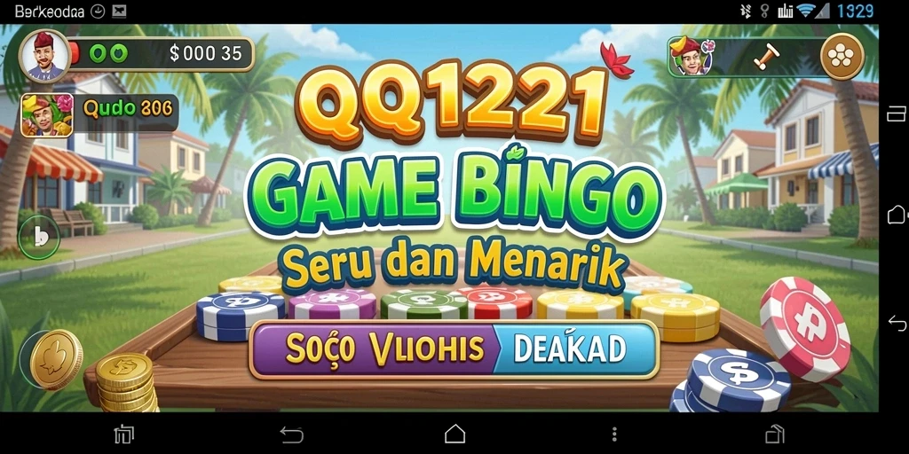 Tampilan gameplay seru dari permainan Bingo QQ1221.