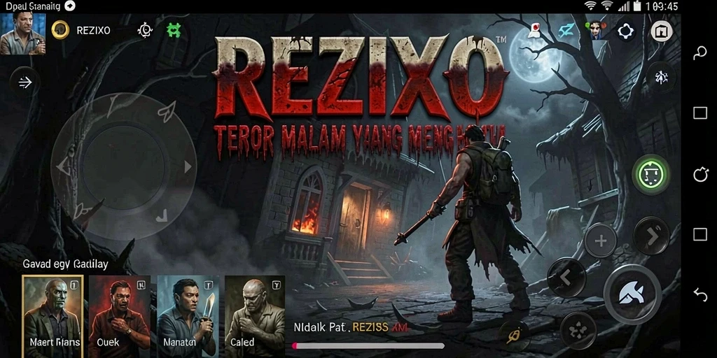 Gameplay menyeramkan dalam REZIXO yang menggugah adrenalin.