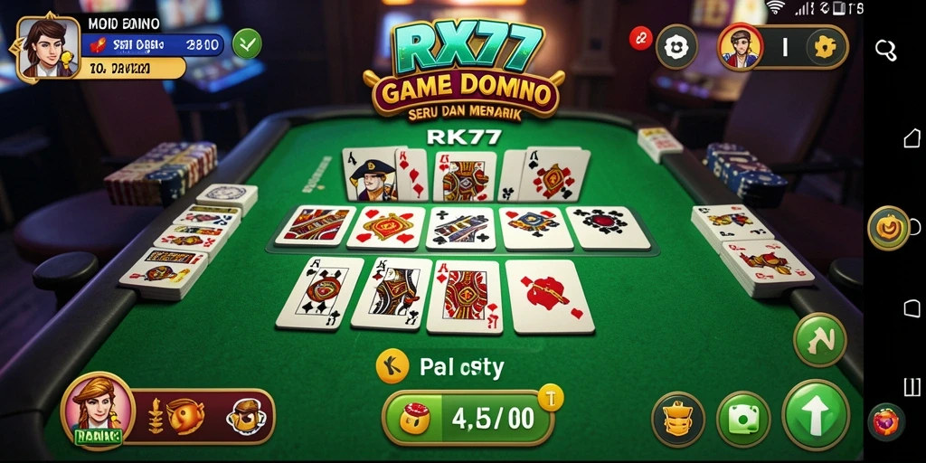 Screenshot RK77 menunjukkan duel Domino yang mendebarkan.