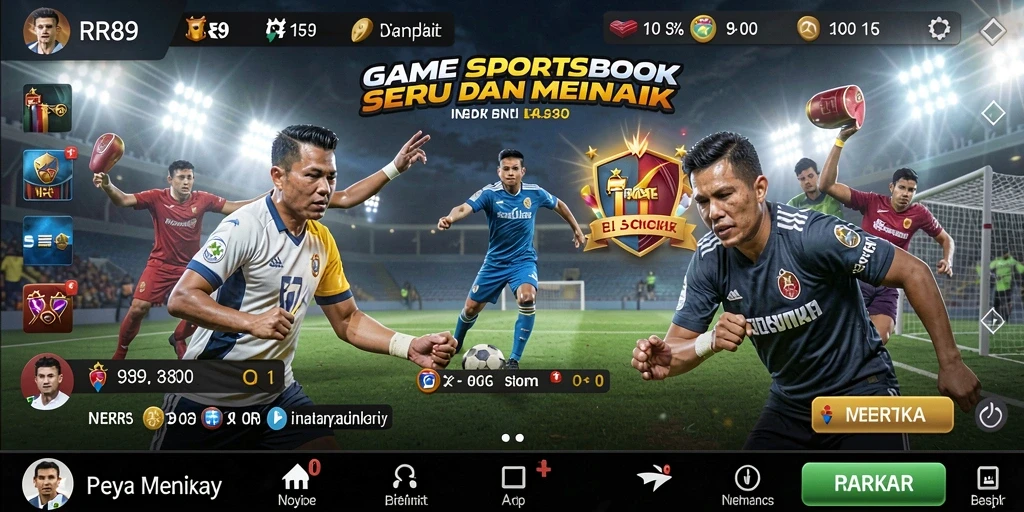 Tampilan gameplay Sportsbook yang menarik di RR89.
