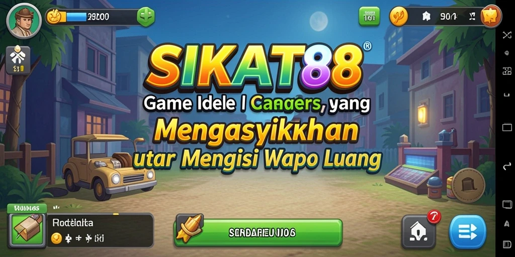 Screenshot gameplay SIKAT88 menampilkan karakter dalam aksi santai.