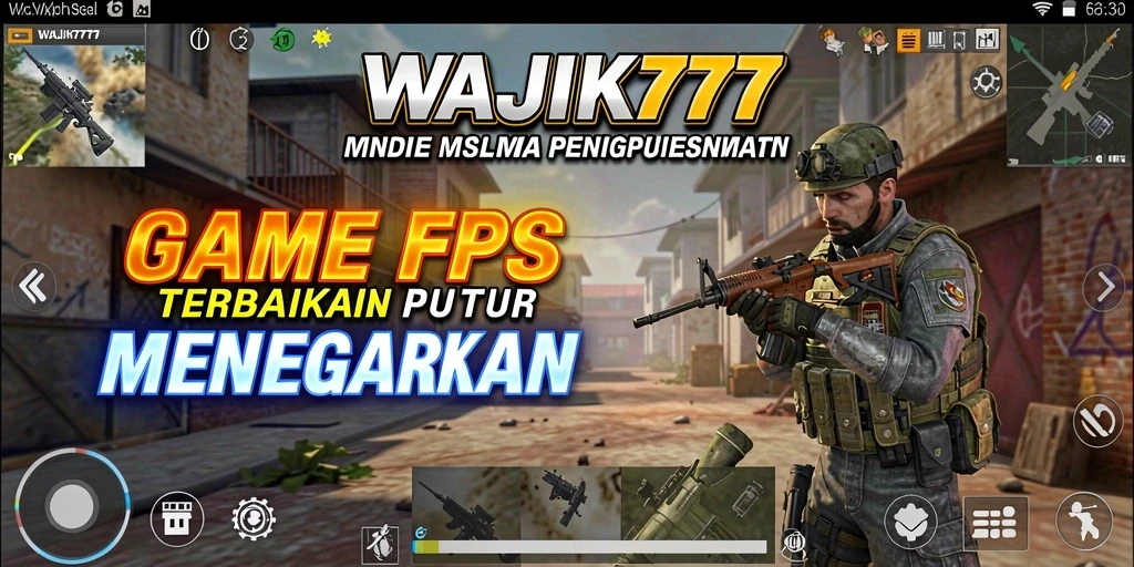 Tampilan gameplay menegangkan dalam WAJIK777 dengan aksi tembak-menembak seru.